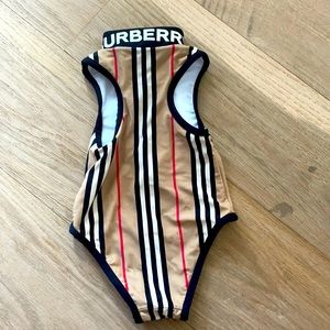 Beautiful Burberry swimsuit for a toddler 3T